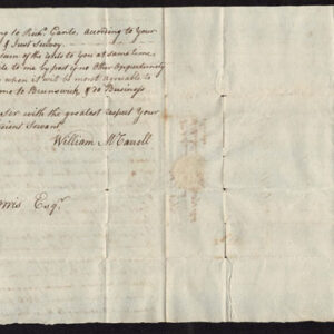 Lot 003 - UNITED STATES: Stampless; 1797 New Jersey   folded letter date lined "Forks of Egg Harbor" Dec 20 1797 - Image 6