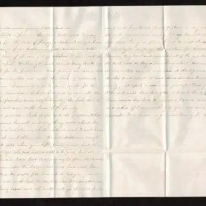 Lot 040 - (oxidized) clear to good margins all around, cancelled by pen strikes on neat white envelope bearing crisp red BETHLEHEM CT FEB 11 manuscript c.d.s. enclosure datelined 1854 to East Bloomfield, NY - Image 3