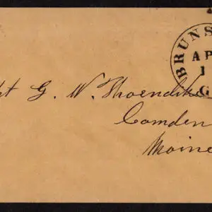 Lot 043 - UNITED STATES: Georgia; 1856 3c brownish carmine Plate 5L - Image 1