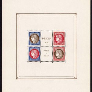 Lot 438 - FRANCE: 1937 PEXIP Souvenir Sheet of Four - Image 2