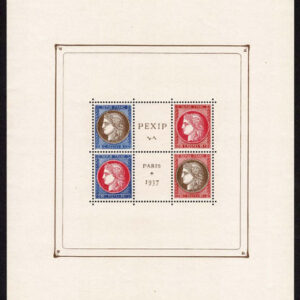 Lot 438 - FRANCE: 1937 PEXIP Souvenir Sheet of Four - Image 3