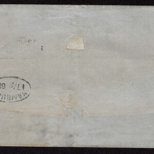 Lot 442 - GERMAN STATES;  BREMEN: 1861-63 serpentine roulettes 5 gr black on rose - Image 2