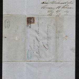 Lot 442 - GERMAN STATES;  BREMEN: 1861-63 serpentine roulettes 5 gr black on rose - Image 3