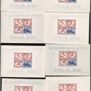 Lot 455 - GERMANY:  1936 Semi Postal; 32 Souvenir Sheets - Image 8