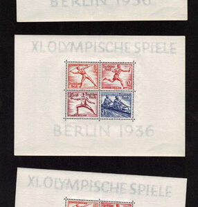 Lot 455 - GERMANY:  1936 Semi Postal; 32 Souvenir Sheets - Image 10