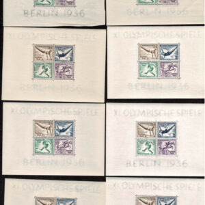 Lot 455 - GERMANY:  1936 Semi Postal; 32 Souvenir Sheets - Image 12