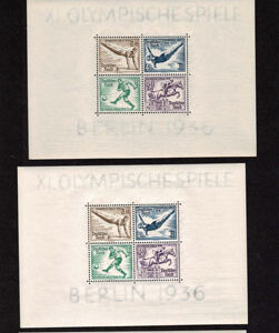 Lot 455 - GERMANY:  1936 Semi Postal; 32 Souvenir Sheets - Image 14