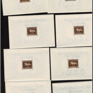 Lot 455 - GERMANY:  1936 Semi Postal; 32 Souvenir Sheets - Image 15