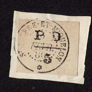 Lot 472 - ST. PIERRE & MIQUELON: 1891 - 93 Reprints, 5c, 10c black - Image 2