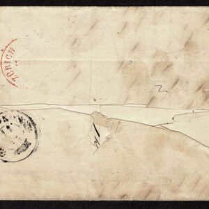 Lot 477 - SWITZERLAND:  ZURICH; 1846 6R  black, horizontal lines - Image 2