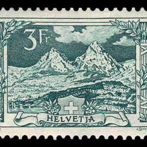 Lot 490 - SWITZERLAND: 1914-30 Set of 5,  3fr to 10fr - Image 1