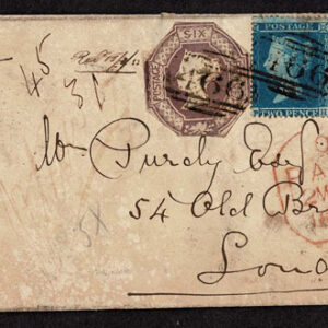 Lot 494 - BRITISH COMMONWEALTH: 19th Century Postal History; comprising  21 covers and 3 fronts - Image 7