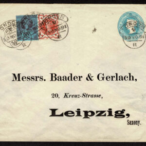 Lot 494 - BRITISH COMMONWEALTH: 19th Century Postal History; comprising  21 covers and 3 fronts - Image 12