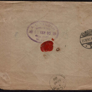 Lot 494 - BRITISH COMMONWEALTH: 19th Century Postal History; comprising  21 covers and 3 fronts - Image 13