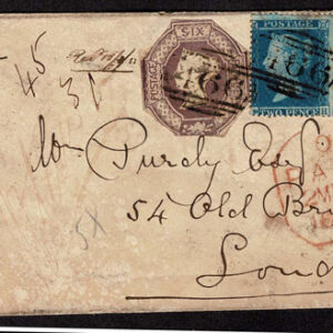 Lot 494 - BRITISH COMMONWEALTH: 19th Century Postal History; comprising  21 covers and 3 fronts - Image 33