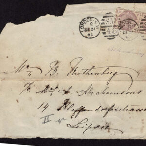 Lot 494 - BRITISH COMMONWEALTH: 19th Century Postal History; comprising  21 covers and 3 fronts - Image 42