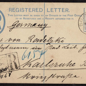 Lot 494 - BRITISH COMMONWEALTH: 19th Century Postal History; comprising  21 covers and 3 fronts - Image 45