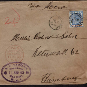 Lot 494 - BRITISH COMMONWEALTH: 19th Century Postal History; comprising  21 covers and 3 fronts - Image 52