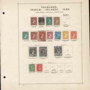 Lot 498 - BRITISH EAST EUROPE: 1860's to 1910 Collection of 233 stamps on old-time Schaubek album pages - Image 4