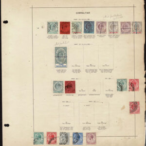 Lot 498 - BRITISH EAST EUROPE: 1860's to 1910 Collection of 233 stamps on old-time Schaubek album pages - Image 5