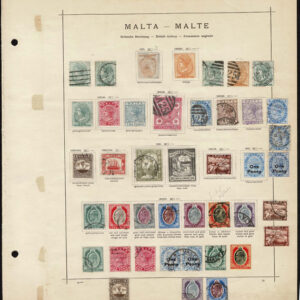 Lot 498 - BRITISH EAST EUROPE: 1860's to 1910 Collection of 233 stamps on old-time Schaubek album pages - Image 8