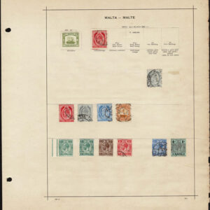 Lot 498 - BRITISH EAST EUROPE: 1860's to 1910 Collection of 233 stamps on old-time Schaubek album pages - Image 9