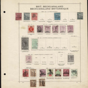 Lot 499 - BRITISH SOUTH AFRICA: 1850's to 1910 Collection of several hundred stamps on old-time Schaubek album pages - Image 1