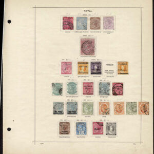 Lot 499 - BRITISH SOUTH AFRICA: 1850's to 1910 Collection of several hundred stamps on old-time Schaubek album pages - Image 5