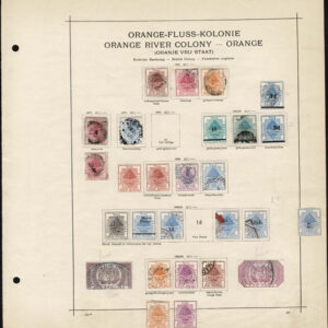 Lot 499 - BRITISH SOUTH AFRICA: 1850's to 1910 Collection of several hundred stamps on old-time Schaubek album pages - Image 8