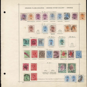 Lot 499 - BRITISH SOUTH AFRICA: 1850's to 1910 Collection of several hundred stamps on old-time Schaubek album pages - Image 9