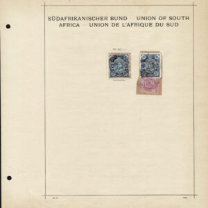 Lot 499 - BRITISH SOUTH AFRICA: 1850's to 1910 Collection of several hundred stamps on old-time Schaubek album pages - Image 17