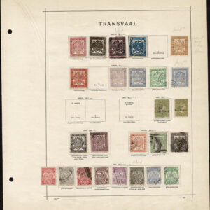 Lot 499 - BRITISH SOUTH AFRICA: 1850's to 1910 Collection of several hundred stamps on old-time Schaubek album pages - Image 18