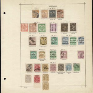 Lot 499 - BRITISH SOUTH AFRICA: 1850's to 1910 Collection of several hundred stamps on old-time Schaubek album pages - Image 19