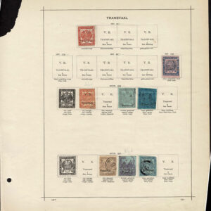 Lot 499 - BRITISH SOUTH AFRICA: 1850's to 1910 Collection of several hundred stamps on old-time Schaubek album pages - Image 21