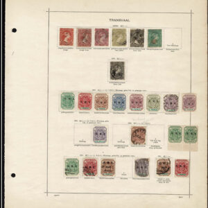 Lot 499 - BRITISH SOUTH AFRICA: 1850's to 1910 Collection of several hundred stamps on old-time Schaubek album pages - Image 22