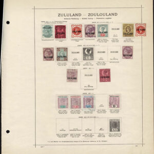 Lot 499 - BRITISH SOUTH AFRICA: 1850's to 1910 Collection of several hundred stamps on old-time Schaubek album pages - Image 24