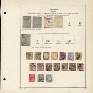 Lot 499 - BRITISH SOUTH AFRICA: 1850's to 1910 Collection of several hundred stamps on old-time Schaubek album pages - Image 25