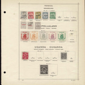 Lot 499 - BRITISH SOUTH AFRICA: 1850's to 1910 Collection of several hundred stamps on old-time Schaubek album pages - Image 26