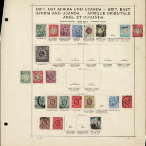 Lot 499 - BRITISH SOUTH AFRICA: 1850's to 1910 Collection of several hundred stamps on old-time Schaubek album pages - Image 29