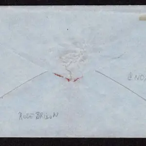 Lot 049 - UNITED STATES: Maine;  1852 -55 3c rose brown Plate 4, left SHEET MARGIN COPY - Image 2