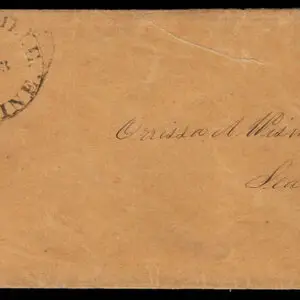 Lot 050 - UNITED STATES: Maine; 1852 -55 3c rose red - Image 1
