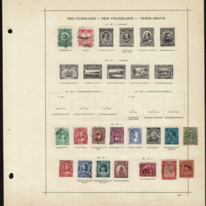 Lot 503 - CANADA & PROVINCES: 1851 to 1911; Collection of about 220 stamps on old time Schaubeck album pages - Image 4