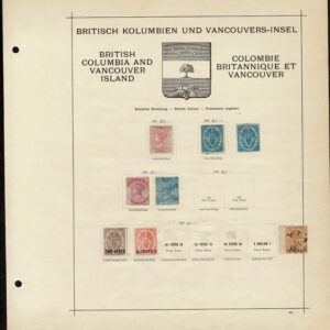 Lot 503 - CANADA & PROVINCES: 1851 to 1911; Collection of about 220 stamps on old time Schaubeck album pages - Image 9