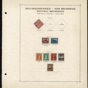 Lot 503 - CANADA & PROVINCES: 1851 to 1911; Collection of about 220 stamps on old time Schaubeck album pages - Image 11