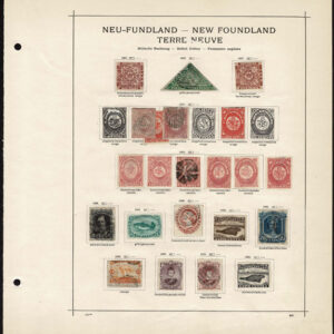 Lot 503 - CANADA & PROVINCES: 1851 to 1911; Collection of about 220 stamps on old time Schaubeck album pages - Image 13