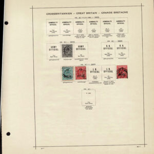 Lot 505 - GREAT BRITAIN: 1854 to 1902 Collection of about 215 stamps on old-time Schaubek album pages - Image 3