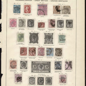 Lot 505 - GREAT BRITAIN: 1854 to 1902 Collection of about 215 stamps on old-time Schaubek album pages - Image 5