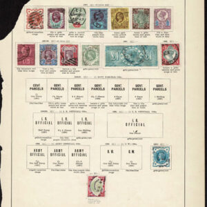Lot 505 - GREAT BRITAIN: 1854 to 1902 Collection of about 215 stamps on old-time Schaubek album pages - Image 7