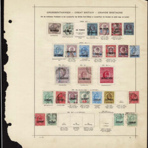 Lot 506 - GREAT BRITAIN: 1847 to 1911 Collection of about 150 stamps on old-time Schaubek album pages - Image 5