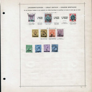 Lot 506 - GREAT BRITAIN: 1847 to 1911 Collection of about 150 stamps on old-time Schaubek album pages - Image 6